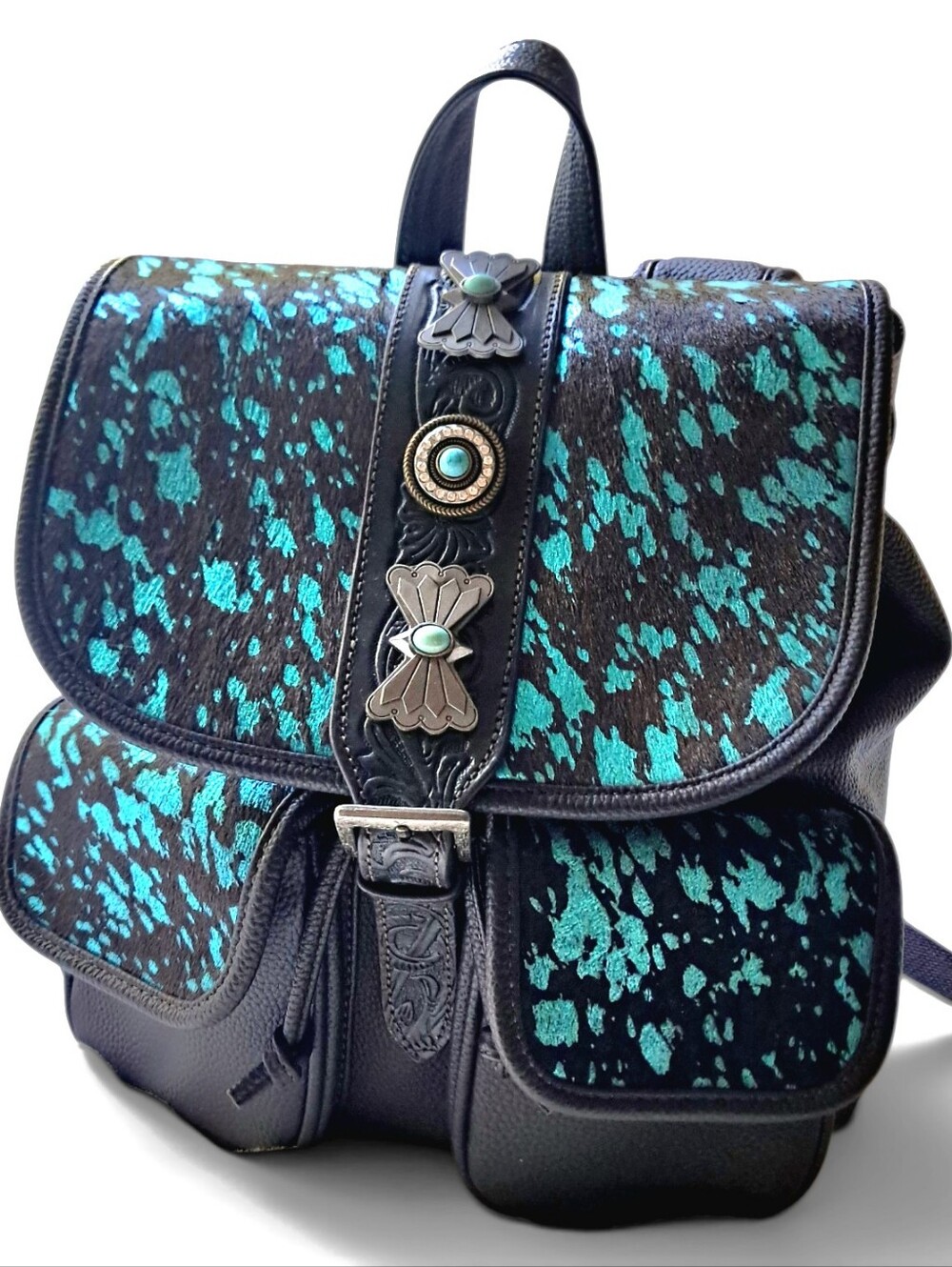Wrangler NWOT Concealed Carry Backpack Genuine Hair On Hide